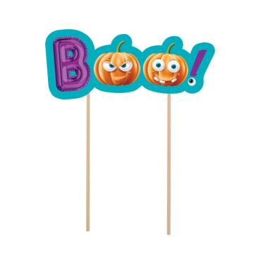 CAKE TOPPER BOO! TRICK OR TREAT?!